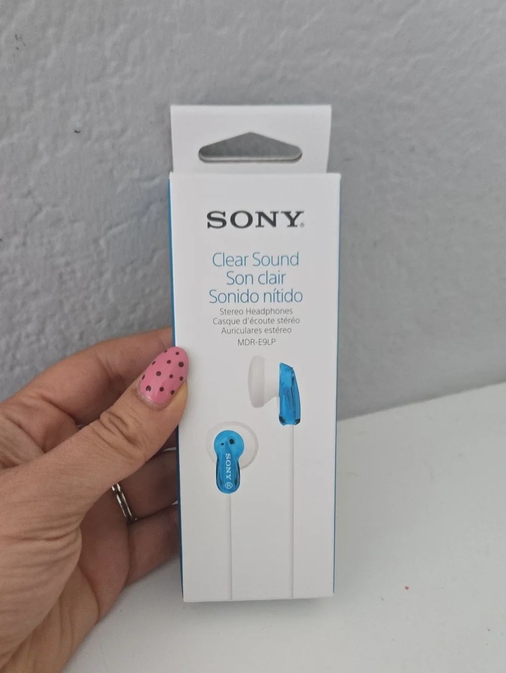 Sony In-Ear Headphones - White and Blue
